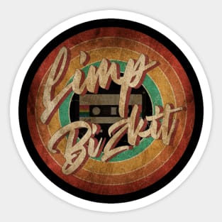 Limp Bizkit Vintage Circle Art Sticker